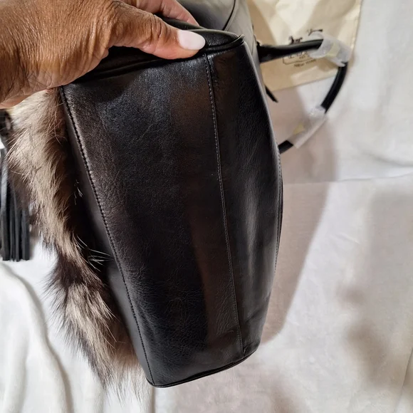Coach Legacy Fox Fur Tote - Picture 14 of 15